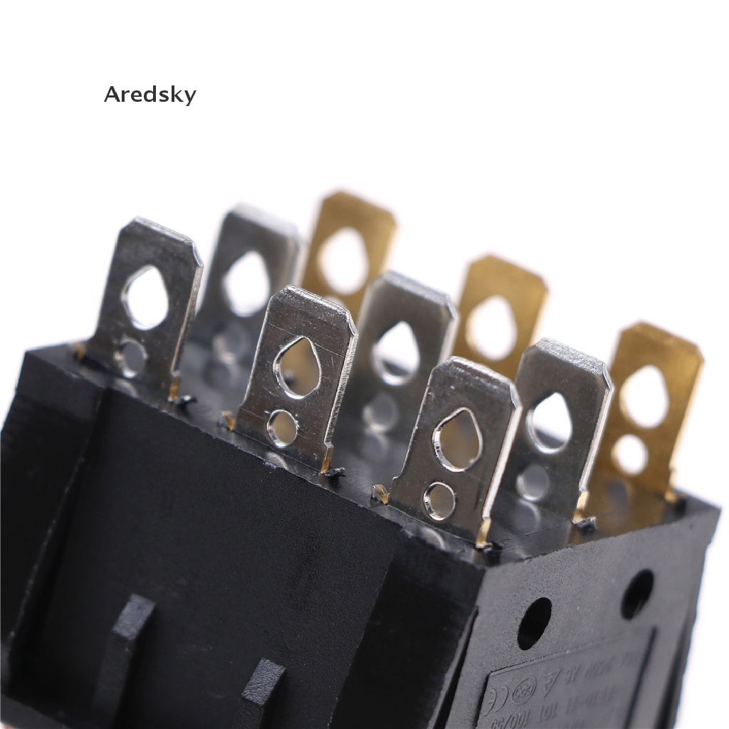 Công Tắc Bật / Tắt KCD3 34 * 40 9 Pin 2 Vị Trí Đèn Đỏ