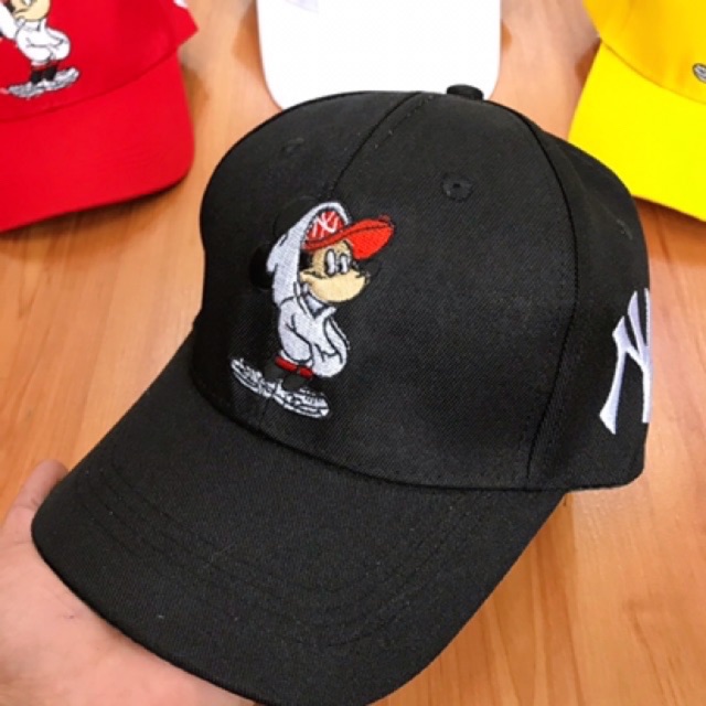NÓN KẾT RẺ MICKEY THỜI TRANG NAM NỮ KHOÁ DÁN GIÁ RẺ