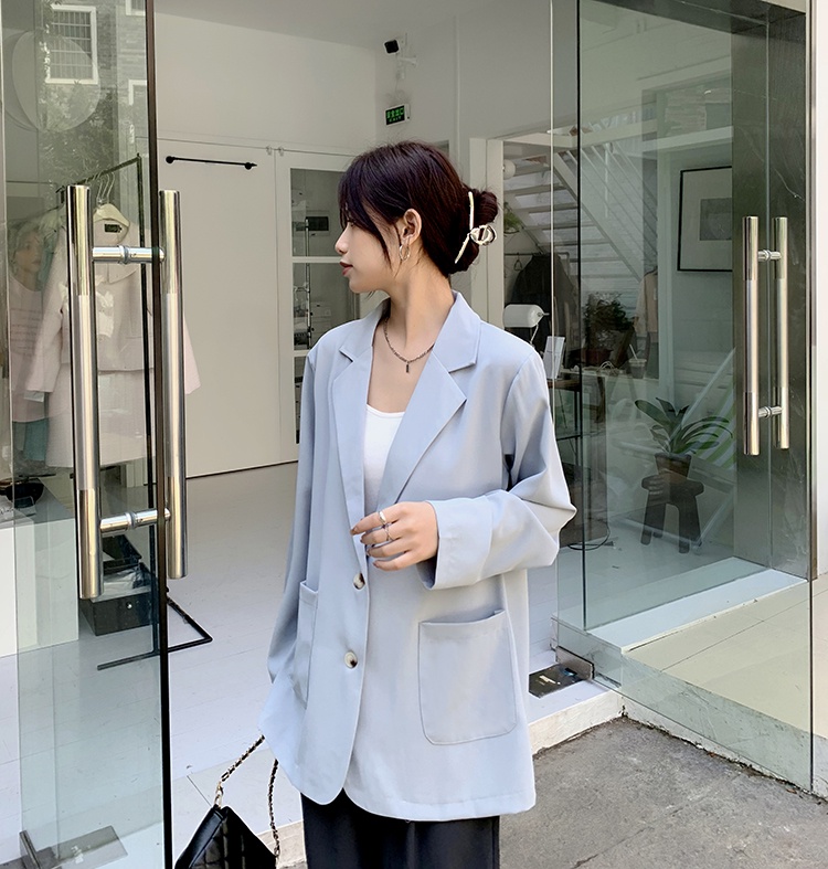 Áo Khoác Vest Mỏng Dáng Rộng Thời Trang Thanh Lịch 54038