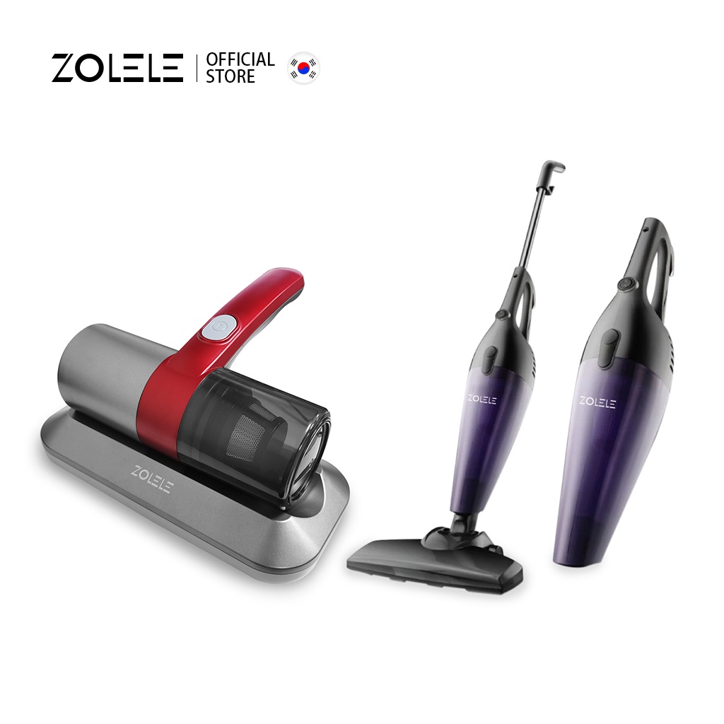 Máy hút bụi cầm tay Zolele ZF001 diệt khuẩn UV công suất 400W, lực hút 10KPa dành cho phòng ngủ