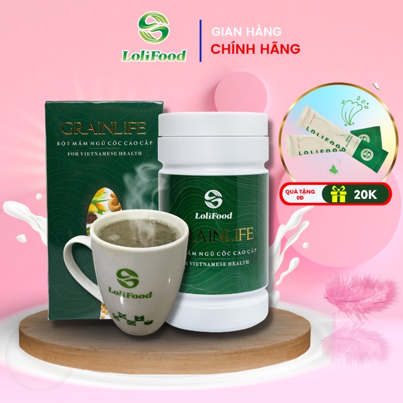 Ngũ Cốc Dinh Dưỡng Grainlife Lolifood - Hỗ Trợ Tăng Giảm Cân (Hộp 500gr)