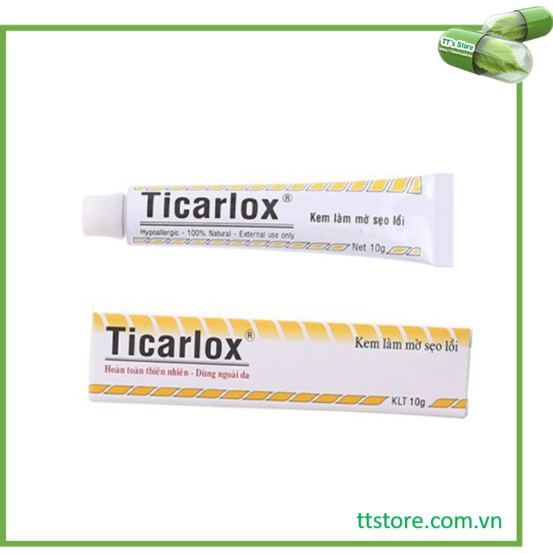 Kem mờ sẹo Ticarlox 10g [Ticalox]