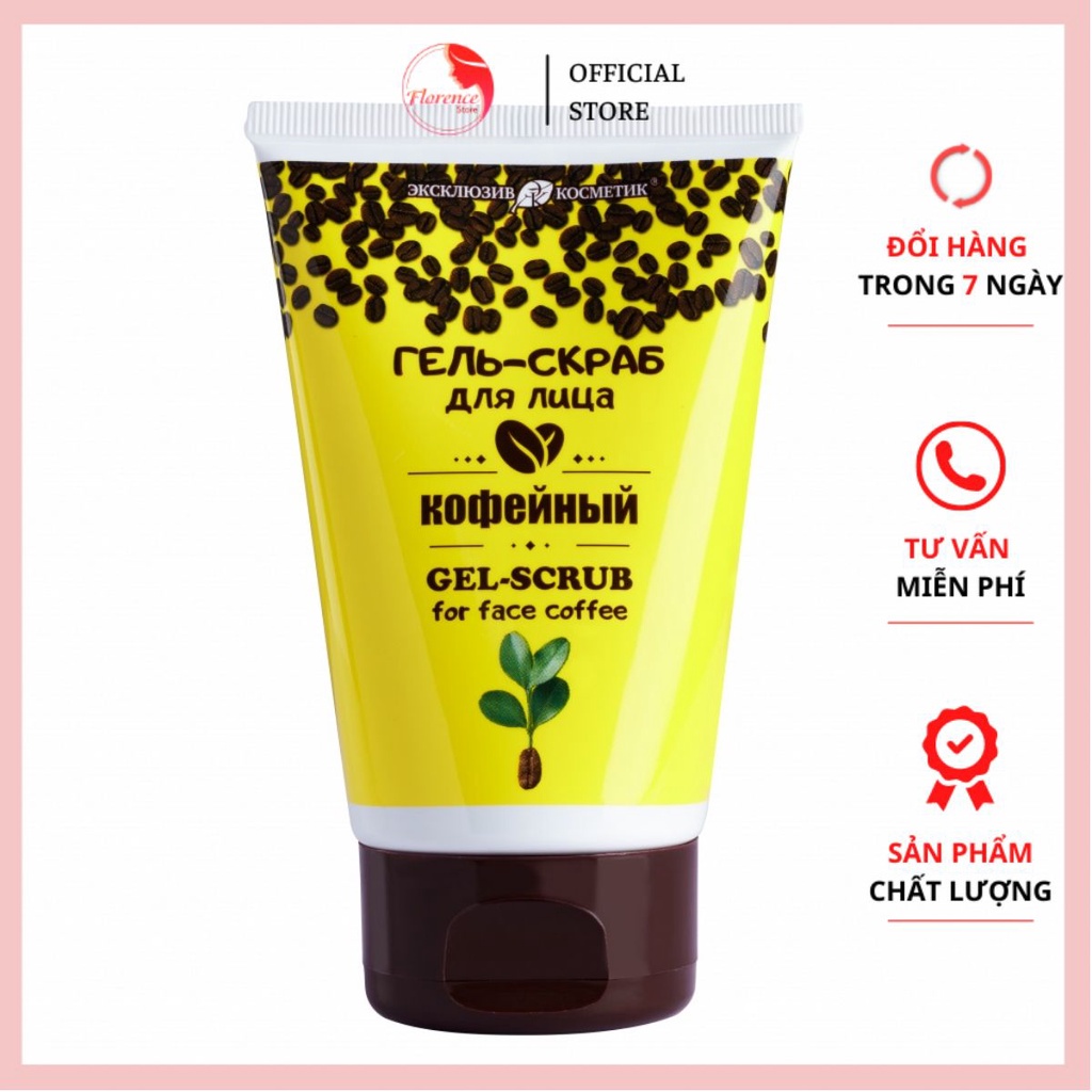 Gel Tẩy Da Chết Cho Mặt Exclusivekosmetik-M Gel Scrub For Face Coffee 100g