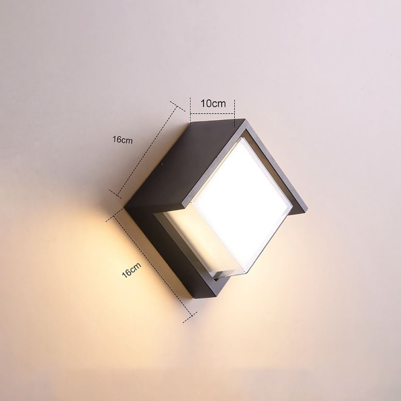 Đèn gắn tường ngoài trời UPLEDA chống nước cao cấp LED trang trí hiên nhà, sân vườn