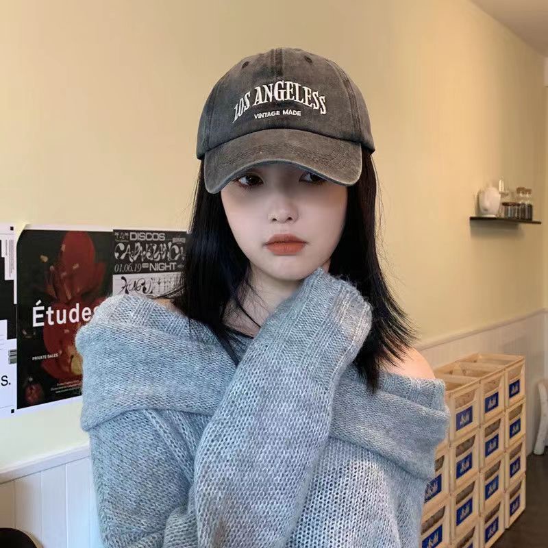 Mũ lưỡi trai denim phong cách vintage thời trang cho nam và nữ Los Angeless