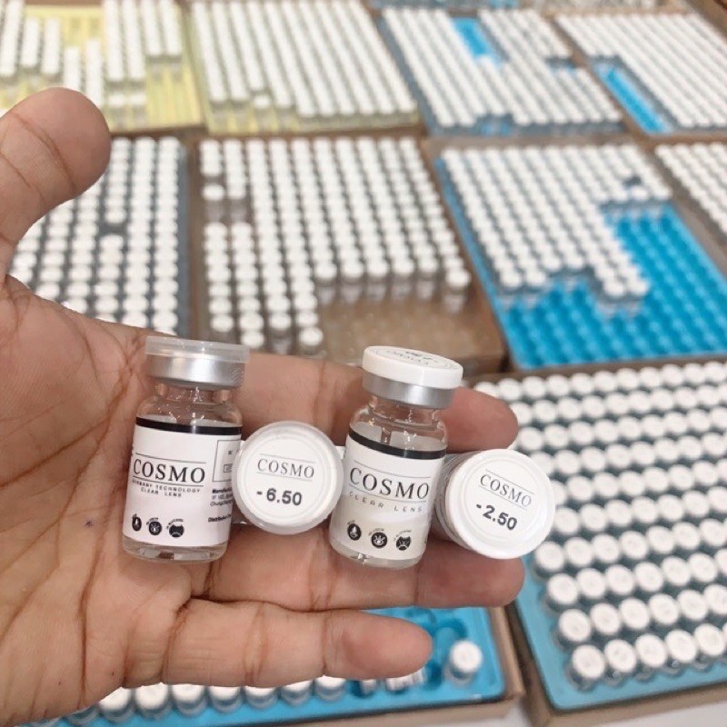 1 chiếc Lens ( là 1bên mắt thôi ) ( 1cặp là 2chiếc ) lens cận trong và lens cận màu