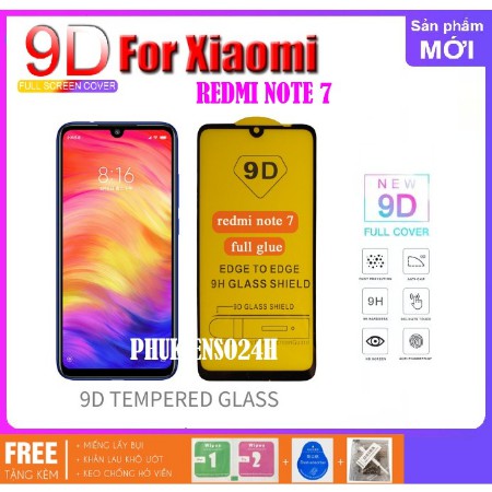 Xiaomi Redmi Note 7_Kính cường lực 9D Full màn hình - Full keo