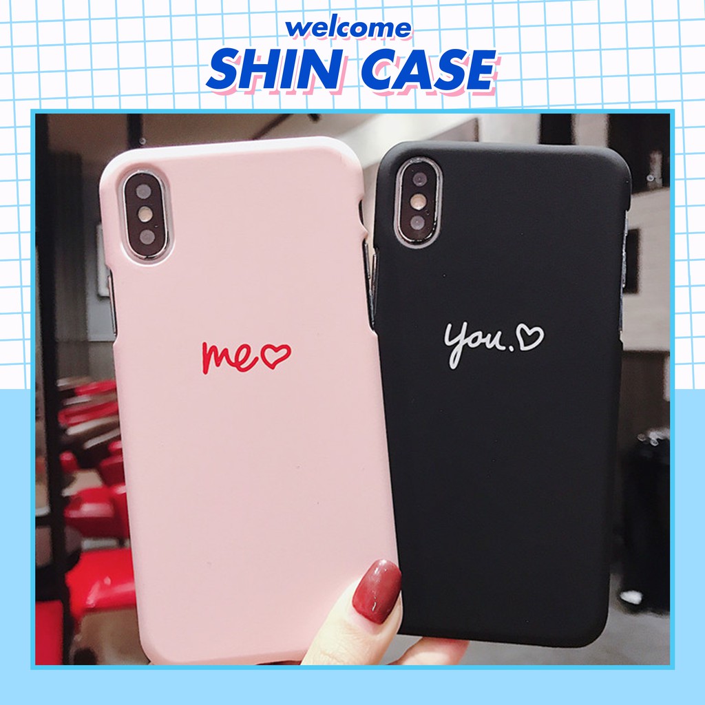 Ốp lưng iphone You and Me TPU trơn dẻo mềm 5/5s/6/6plus/6s/6splus/7/7plus/8/8plus/x/xr/xs/11/12/pro/max/plus/promax | BigBuy360 - bigbuy360.vn