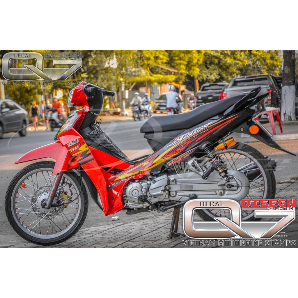 Tem Rời Sirius 110 Đỏ Đen