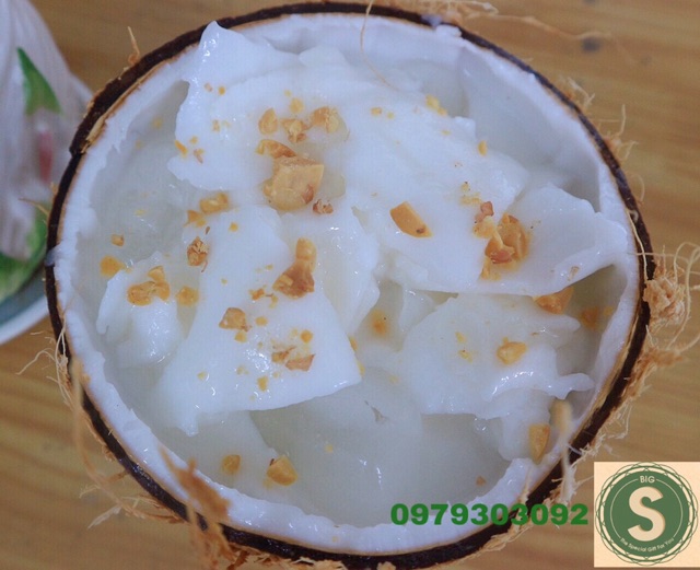 Dừa Sáp Loại Lỏng Trái To - Thương Hiệu Dừa Sáp Big S số 1 tại Trà Vinh