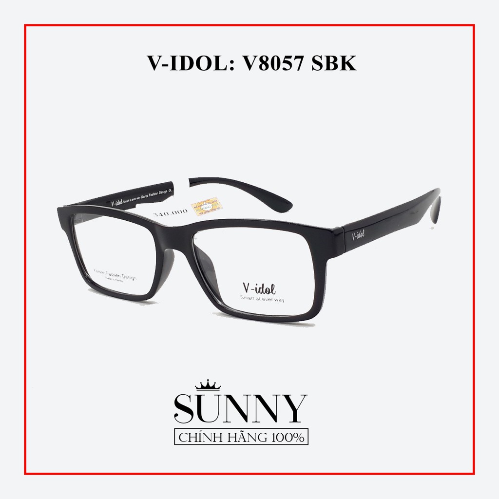 Gọng kính V-idol V8057 (2 màu), sp chính hãng - tặng kèm tròng dưới 4 độ