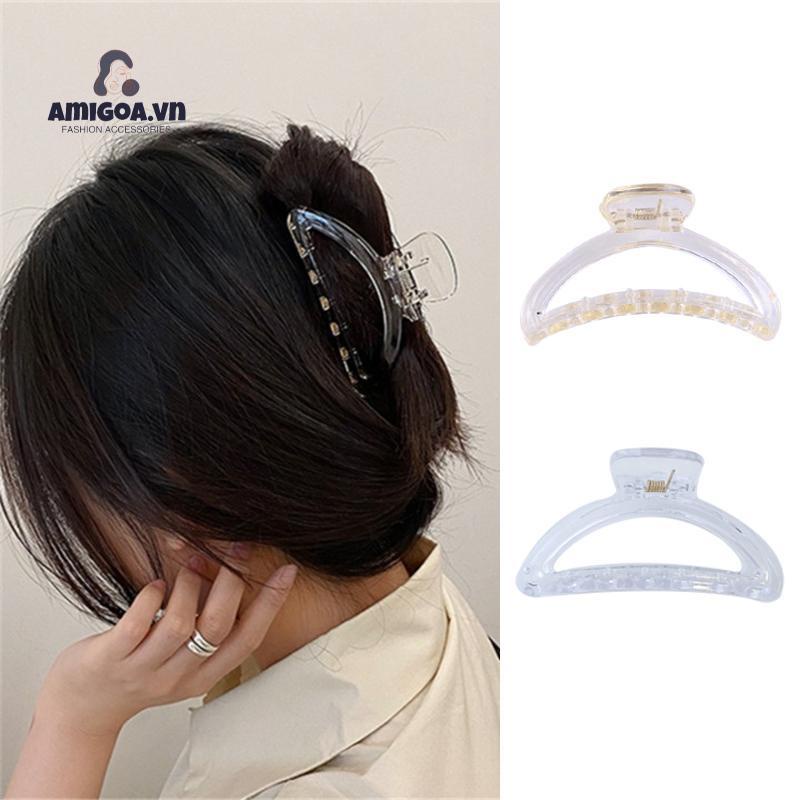 ✨✨Kẹp Tóc Hình Cá Mập Đính Ngọc Trai Phong Cách Vintage Cho Nữ