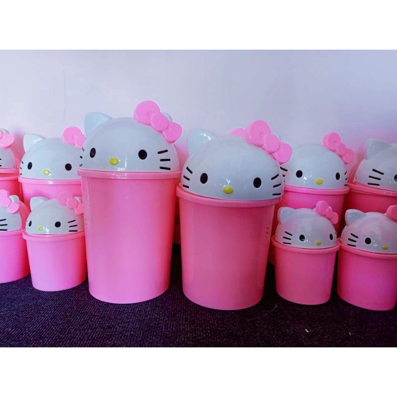 thùng rác hello kitty