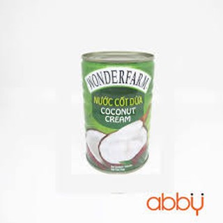 Nước Cốt Dừa Wonderfarm Coconut Cream Lon 400ml