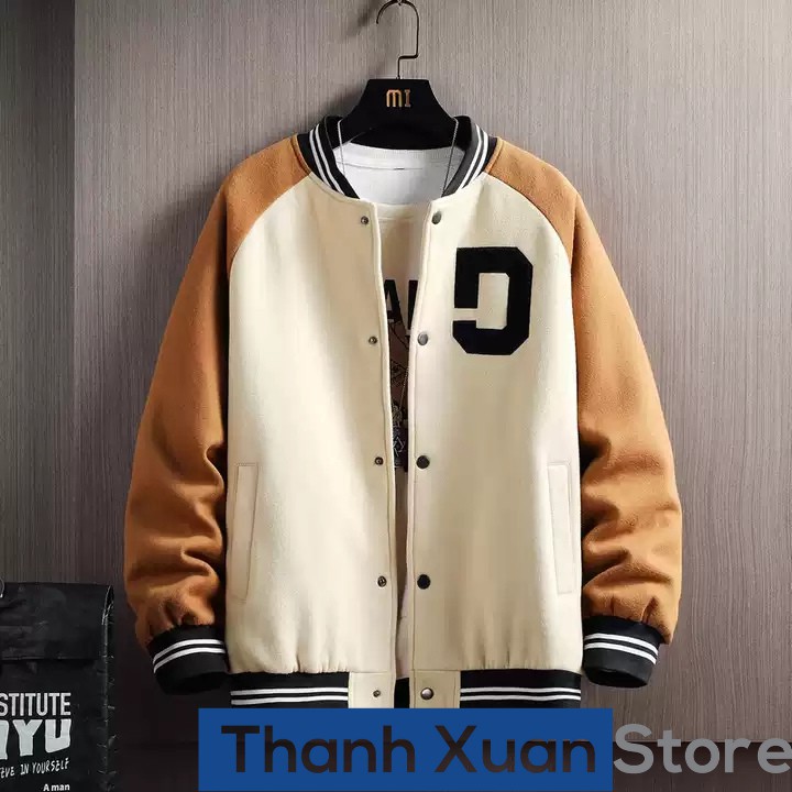 Áo Khoác BOMBER MAR.CUS. Ulzzang Unisex - Áo bóng chày 45-80kg | BigBuy360 - bigbuy360.vn