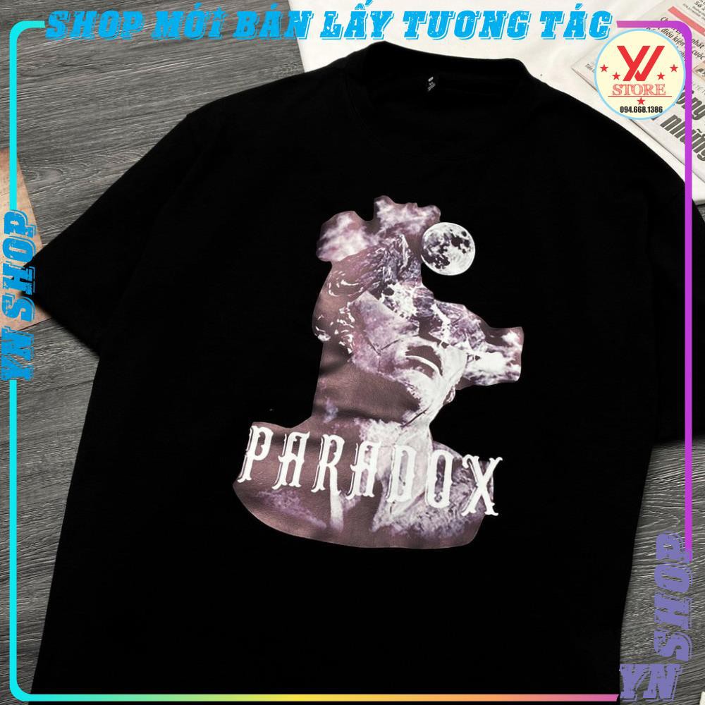 Áo thun tay lỡ form rộng in hình Paradox Tee cao cấp , áo phông T shirt nam nữ unisex | BigBuy360 - bigbuy360.vn