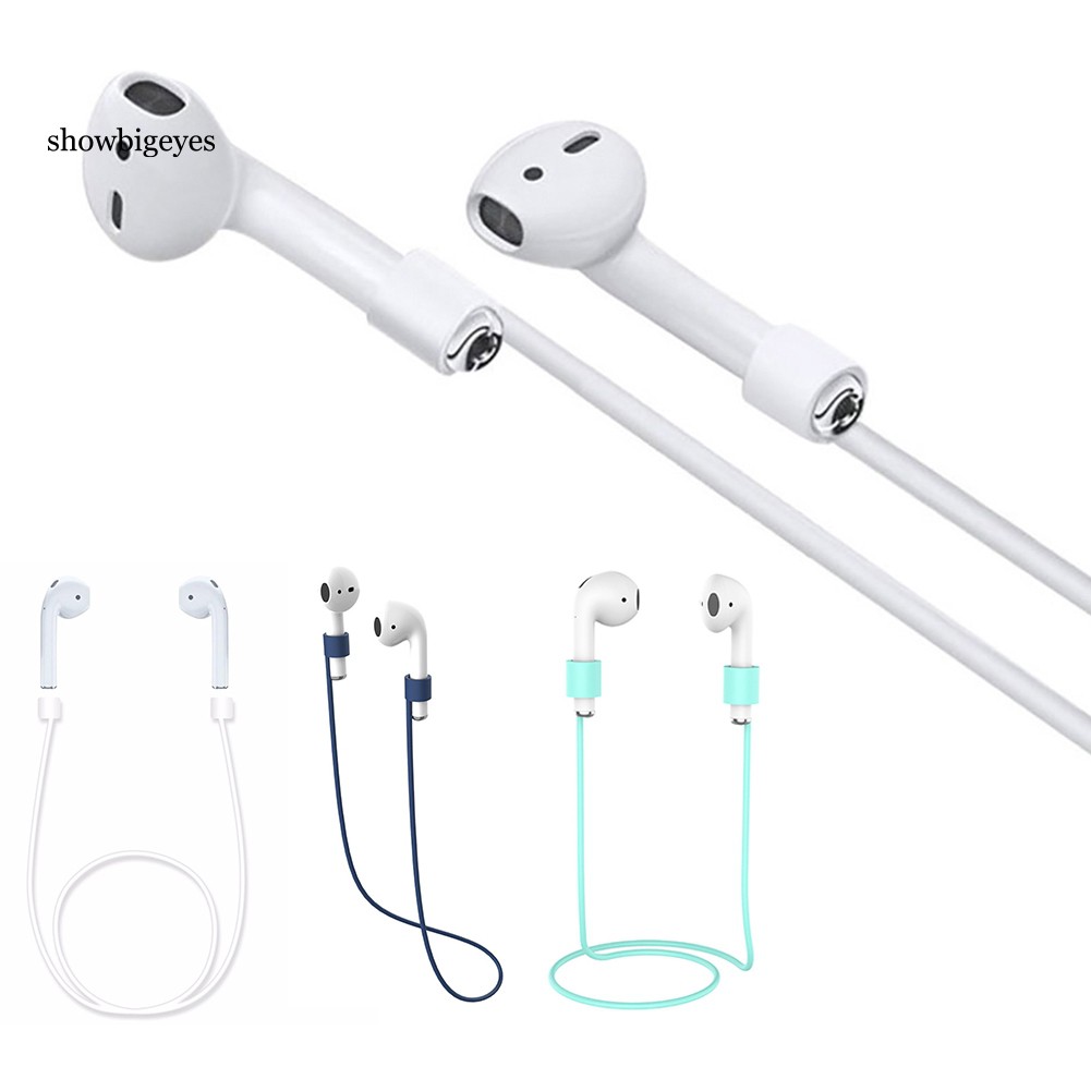 Dây Đeo Cổ Bằng Silicon Chống Rơi Cho Tai Nghe Bluetooth Airpods