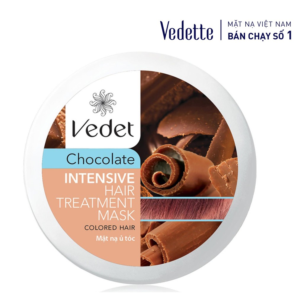 Mặt Nạ Ủ Tóc Socola Nâu 110g VEDETTE - PHỤC HỒI  DÀNH CHO TÓC NHUỘM - TPMA256 | BigBuy360 - bigbuy360.vn
