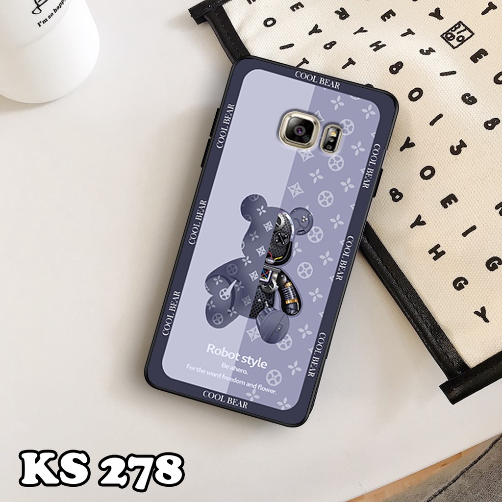 Ốp lưng Samsung Note 5 - Samsung Note 4 - Samsung Note 3 - Ốp in hình Gấu B.Ŗİ.ÇK - Lưng nhám viền TPU cao cấp