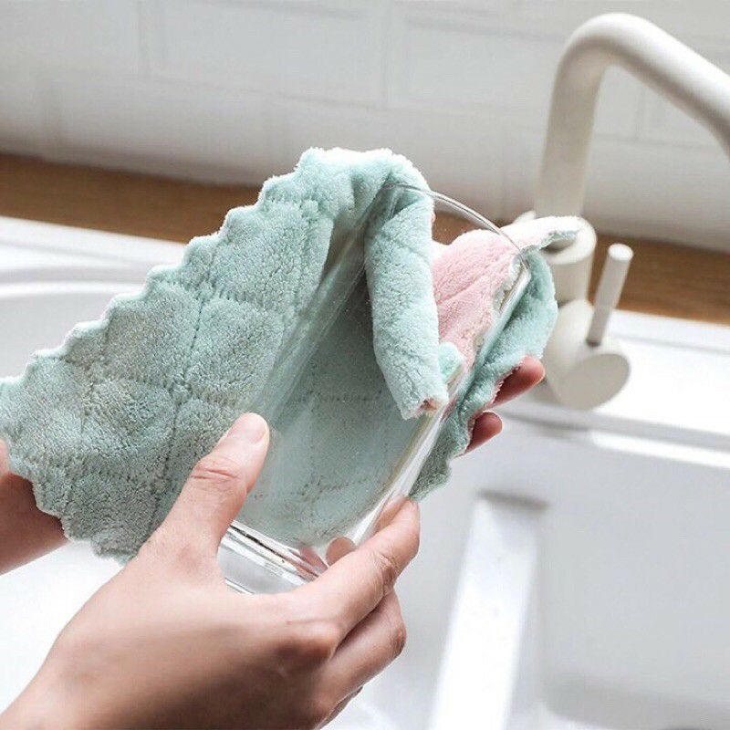 Khăn vải bông đa năng lau bếp, chén bát sạch sẽ tiện dung
