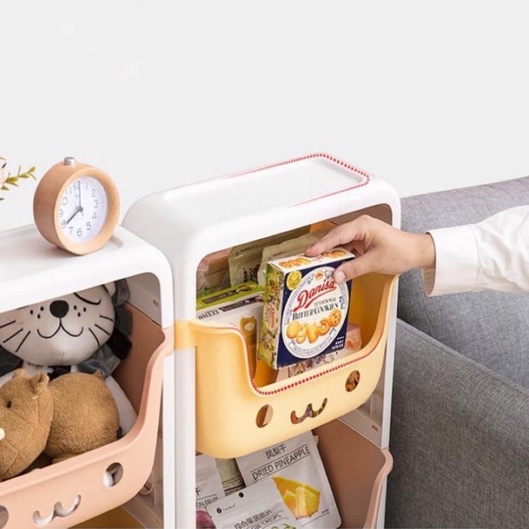 Kệ gấu Hokori đựng đồ đa năNG có bánh xe Việt Nhật 5576