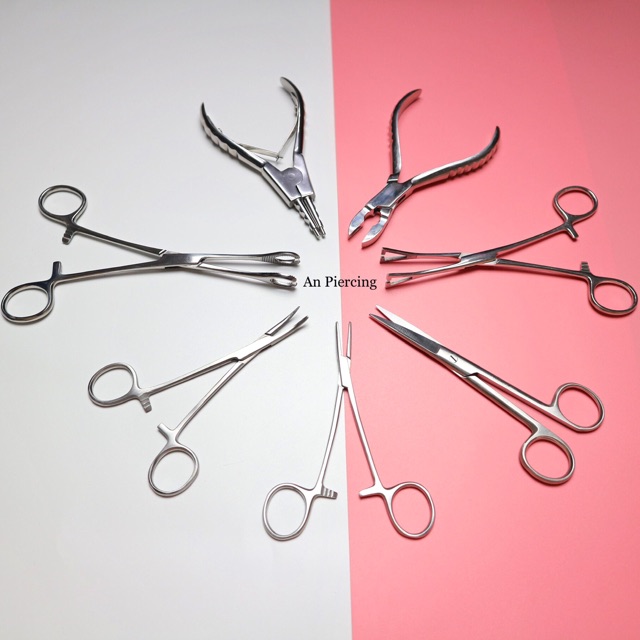 Lẻ Kẹp, kiềm dụng cụ xỏ khuyên piercing