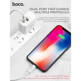 [ HCM ] Cốc Sạc Nhanh HOCO C57 Cho IPHONE PD - QC3.0. Hàng Chính Hãng