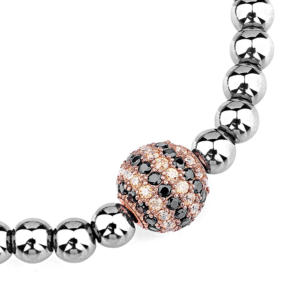 [CHÍNH HÃNG] Vòng đá Hematit 5mm + Neora Charm