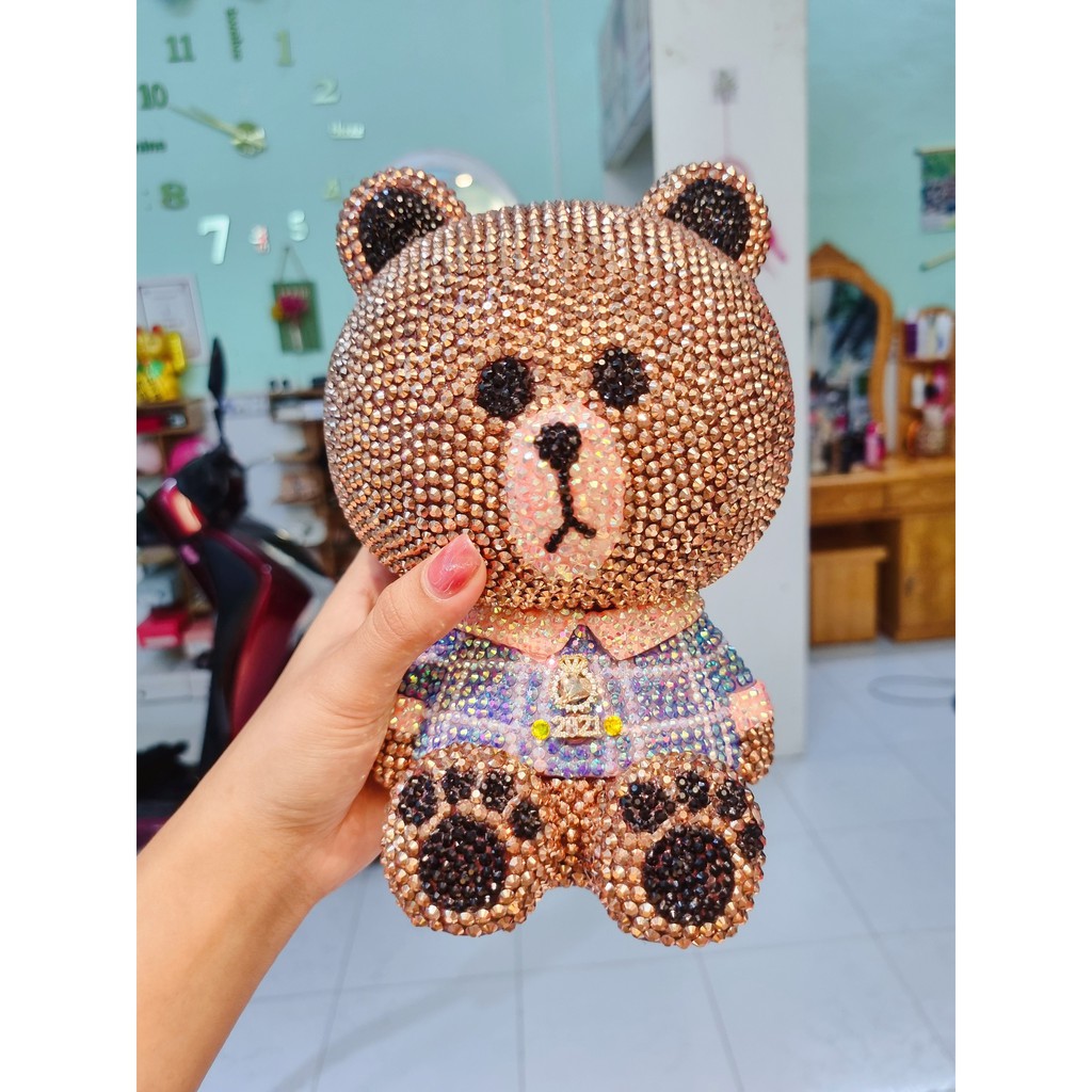 Bearbrick series - Gấu đính đá thời thượng handmade cho bé và mọi lứa tuổi