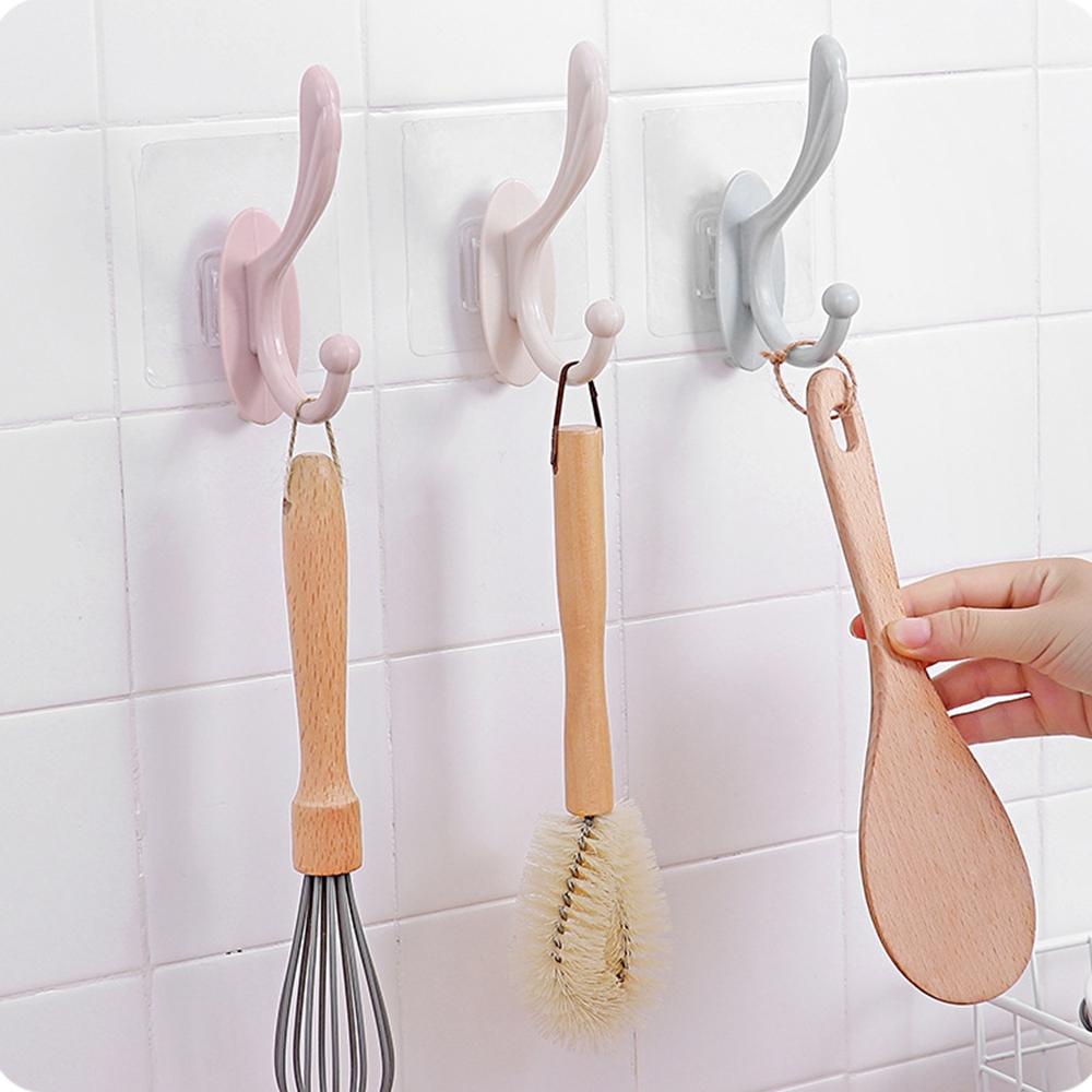 NICKOLAS Móc Treo Khăn Gắn Tường Không Cần Đục Lỗ Siêu Dính Kiểu Bắc Âu Tiện Dụng Cho Gia Đình