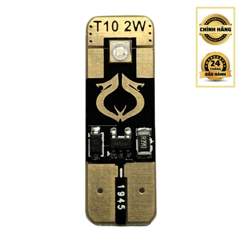 Bóng đèn led T10 Olightvn chính hãng, chip Osram, 2W, siêu sáng, xi nhan demi xe máy, TikTakMoto