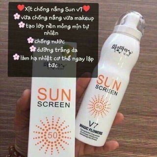 Xịt chống nắng V7 Sun