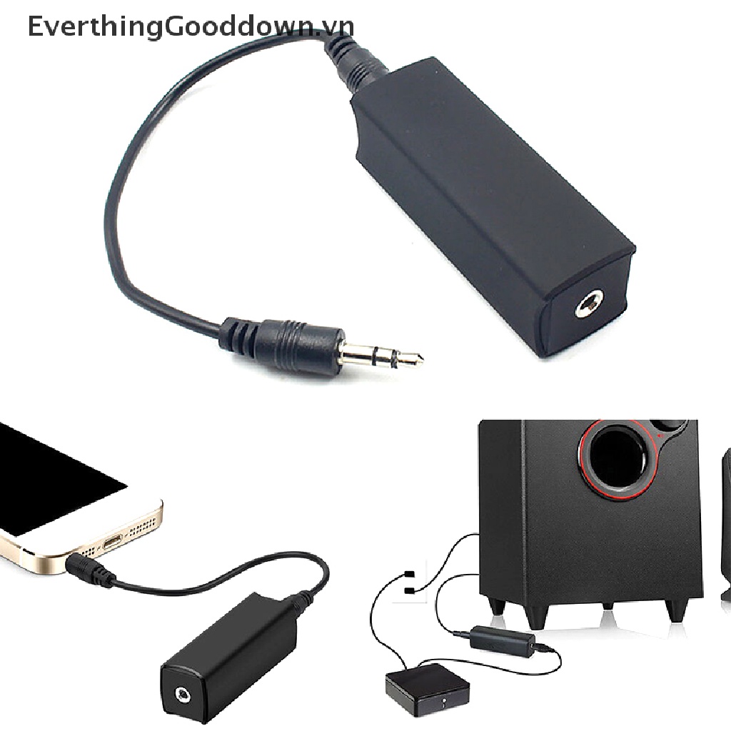 Dây Cáp Lọc Âm Thanh Vòng Đất 3.5mm Cho Hệ Thống Âm Thanh Xe Hơi / Nhà Cửa
