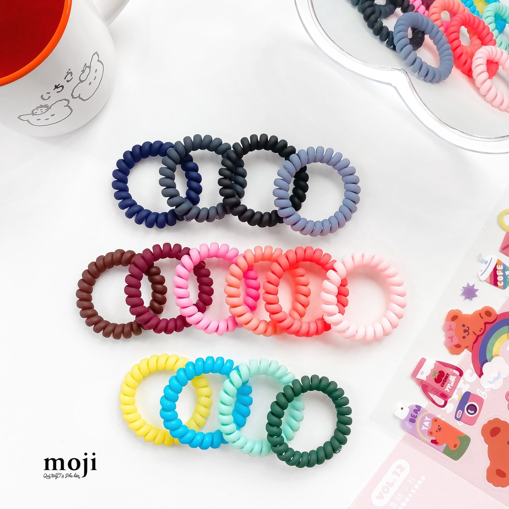 Buộc Tóc Lò Xo Nhiều Màu Tiện Lợi