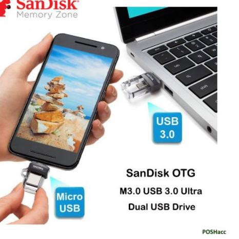 Thẻ Nhớ Sandisk Ultra Dual Drive M3.0 Otg 32gb 64gb 128gb Lên Đến 150mbps