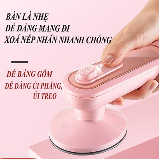BÀN LÀ GẬP HƠI NƯỚC MẪU MỚI 2020 MÀU HỒNG. THIẾT BỊ CHĂM SÓC QUẦN ÁO