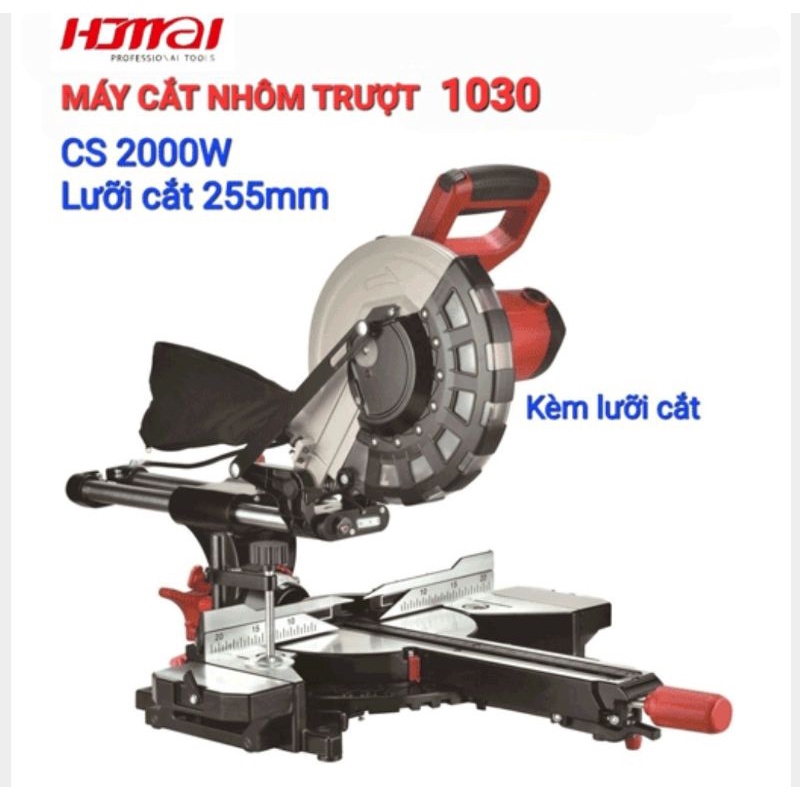 Máy cắt nhôm trượt 255mm HAOMAI 1030