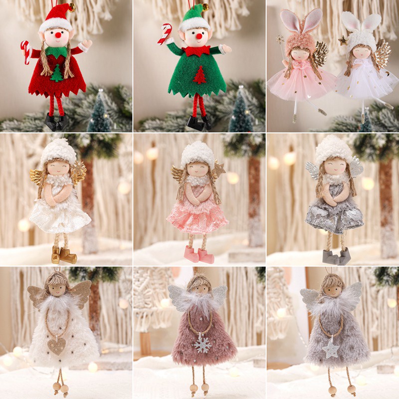 Búp Bê Thiên Thần Trang Trí Cây Thông Giáng Sinh Năm Mới 2022