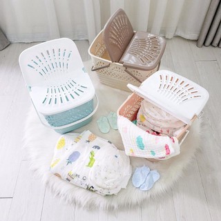 BooBoo Baby - Làn nhựa đựng đồ đi sinh, đựng đồ đa năng KT 42x31x30 cho mẹ và bé mẫu mới nhất