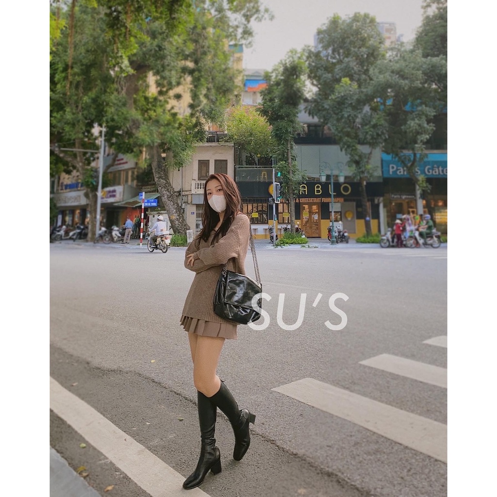 Áo len trơn cổ tim A2014 SUSTORE | BigBuy360 - bigbuy360.vn