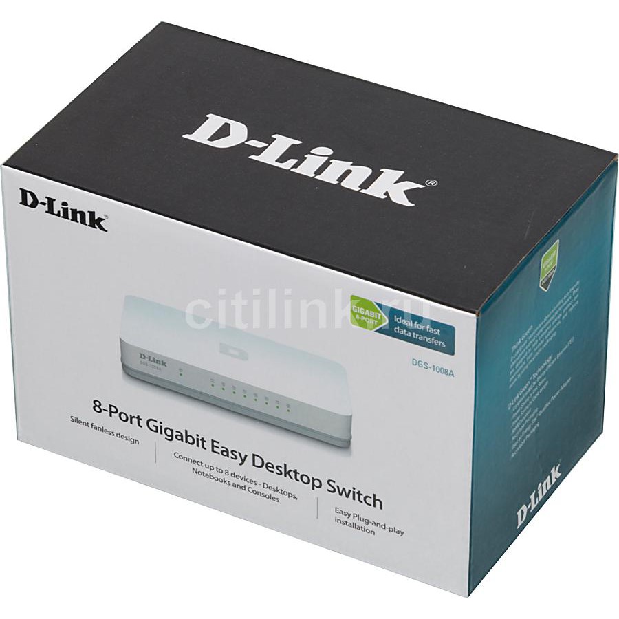 swich chia mạng Dlink DGS-1008A - BẢO HÀNH CHÍNH HÃNG