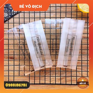 Túi đựng bánh Dứa handmade trong suốt và mờ SANG TRỌNG DỄ THƯƠNG - set 100 túi