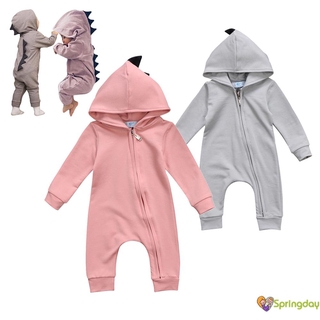 Áo liền quần tã in hình khủng long dễ thương cho trẻ sơ sinh