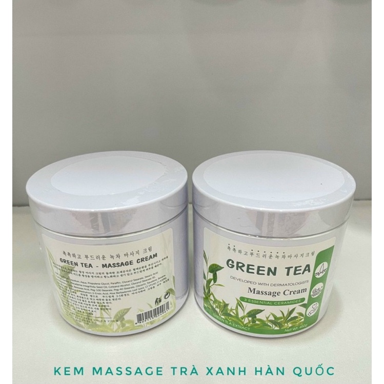 KEM MASSAGE MẶT GREENTEA TRÀ XANH Hàn Quốc