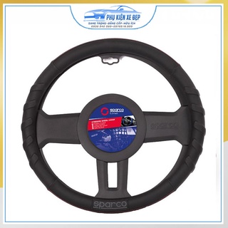 Bọc vô lăng [FREESHIP] Sparco chính hãng SPC1117BK nhập khẩu bảo hành 06 tháng, cam kết hàng chính hãng