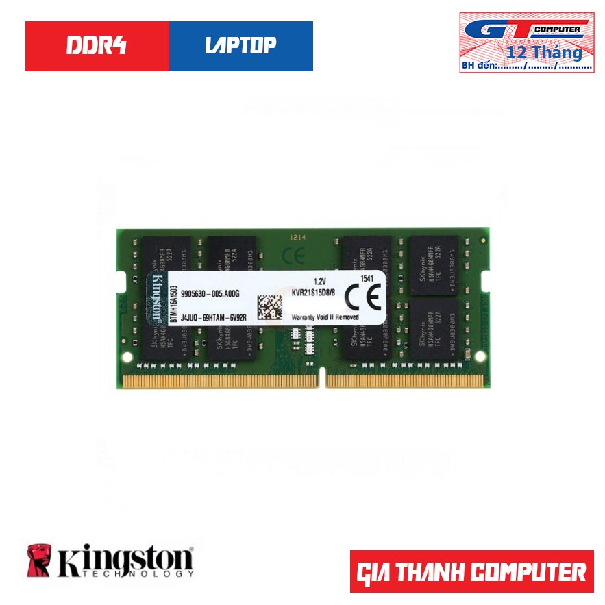 Ram DDR4 Laptop 4GB | 8GB Bus 2133 | 2400 | 2666 New Full Box - Bảo Hành 3 Năm