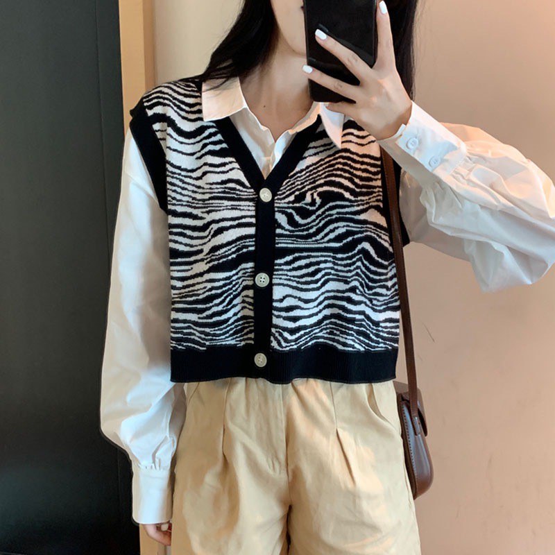 Áo Khoác Cardigan Dệt Kim Thiết Kế Cổ Chữ V Thanh Lịch Dành Cho Nữ