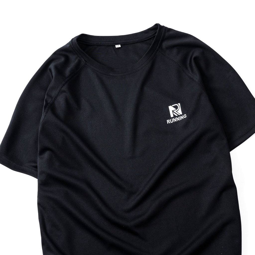 Set quần đùi áo thể thao Running, áo thun trơn tập gym Running body + quần đùi thể thao Running Loại 1- L2RUN