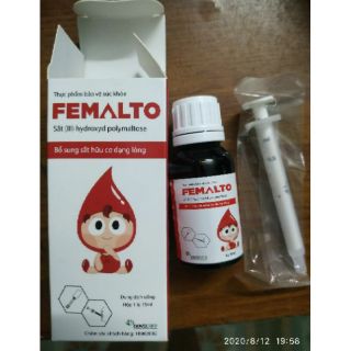 Sắt Hữu Cơ FEMALTO