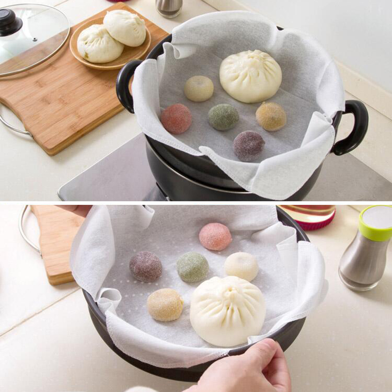 Vải lót chống dính chuyên dụng khi hấp bánh bao chất liệu cotton